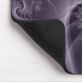 Purple and White Twist Mousepad (Ecke)