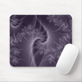 Purple and White Twist Mousepad (Mit Mouse)