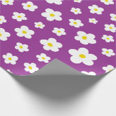 Purple And Yellow flower Geschenkpapier (Ecke)