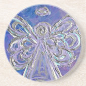 Purple Angel Coaster Sandstein Untersetzer (Vorne)