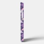 Purple Arabic Geometric Pattern Case-Mate iPhone Hülle (Rückseite / Links)