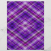 Purple Argyle Bulk Scrapbook Paper Pages Flyer (Hinten)