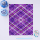 Purple Argyle Bulk Scrapbook Paper Pages Flyer (Einzeln)