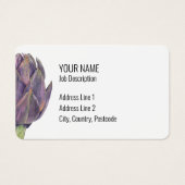 Purple Artichokes Profile Card (Vorderseite)