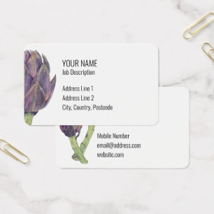 Purple Artichokes Profile Card