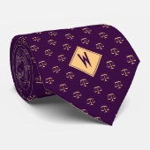 Purple Attorney Scales of Justice Krawatte (Gerollt)