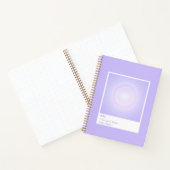 Purple Aura Swatch Angel Number Notebook Notizblock (Innenseite)