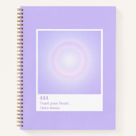 Purple Aura Swatch Angel Number Notebook Notizblock