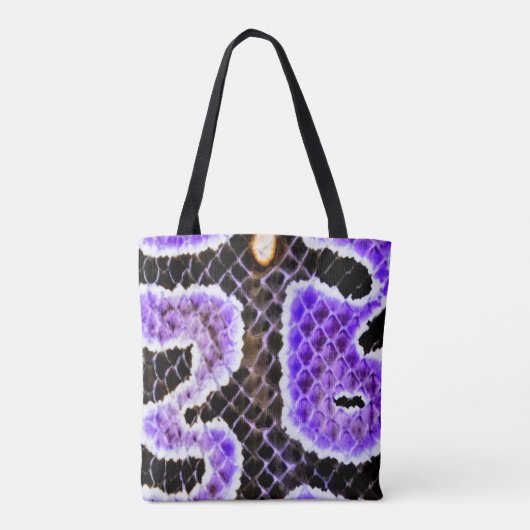 Purple Ball Python Tote Bag – Wild Tasche (Rückseite)