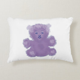 Purple bear dekokissen