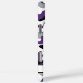 Purple Black Camouflage Personalized Case-Mate iPhone Hülle (Rückseite / Rechts)