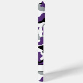 Purple Black Camouflage Personalized Case-Mate iPhone Hülle (Rückseite / Rechts)