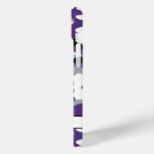 Purple Black Camouflage Personalized Case-Mate iPhone Hülle (Rückseite / Links)