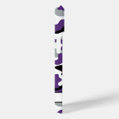 Purple Black Camouflage Personalized Case-Mate iPhone Hülle (Rückseite / Rechts)