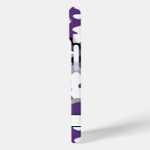 Purple Black Camouflage Personalized Case-Mate iPhone Hülle (Rückseite / Links)