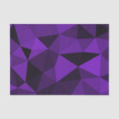 Purple black geometric mesh pattern seidenpapier (Vorderseite)