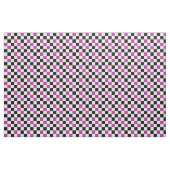 Purple Black White Checkered Pattern Design  Stoff (Yard (91,4 cm))