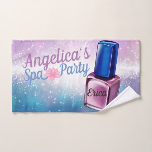 Purple blau u. Sparks Handtuch