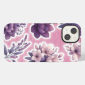 Purple Bloom Phone Case iPhone Hülle (Rückseite (Horizontal))