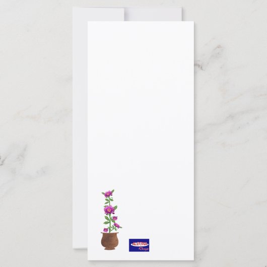 Purple Blumen (Rückseite)