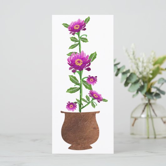 Purple Blumen (Stehend Vorderseite)