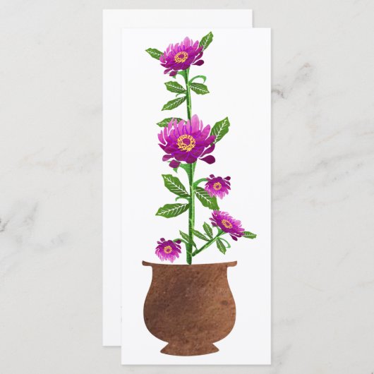 Purple Blumen (Vorne/Hinten)