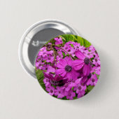Purple Blumen aus San Francisco Button (Vorne & Hinten)