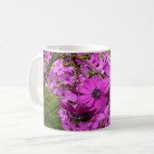 Purple Blumen aus San Francisco Kaffeetasse (Vorderseite Links)
