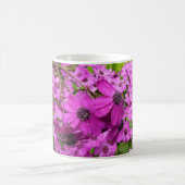 Purple Blumen aus San Francisco Kaffeetasse (Mittel)