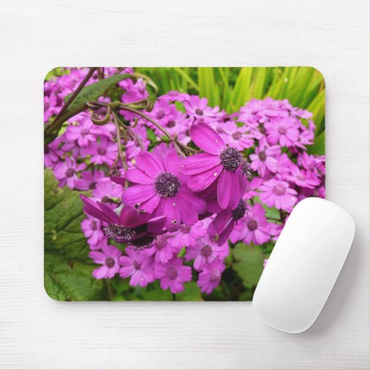 Purple Blumen aus San Francisco Mousepad (Mit Mouse)