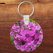 Purple Blumen aus San Francisco Schlüsselanhänger (Vorderseite)