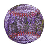 Purple Blumen Baseball (Vorderseite)