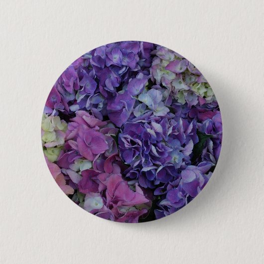 Purple Blumen Button (Vorderseite)