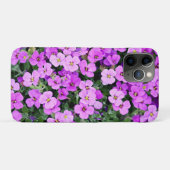 Purple Blumen Case-Mate iPhone Hülle (Rückseite (Horizontal))