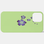 Purple Blumen Case-Mate iPhone Hülle (Rückseite / Rechts)