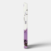 Purple Blumen Case-Mate iPhone Hülle (Rückseite / Links)