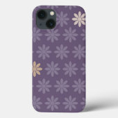 Purple Blumen Case-Mate iPhone Hülle (Rückseite)