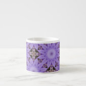 Purple Blumen Espressotasse (Vorderseite)