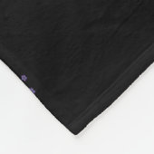 Purple Blumen Fleecedecke (Ecke)
