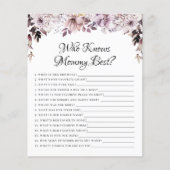 Purple Blumen Foliage, die Mama Games kennt (Vorderseite)