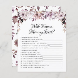 Purple Blumen Foliage, die Mama Games kennt