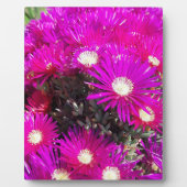 Purple Blumen Fotoplatte (Vorderseite)