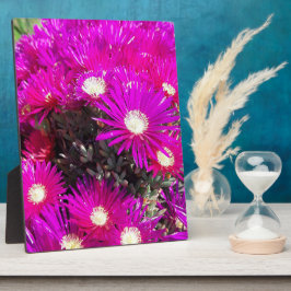 Purple Blumen Fotoplatte