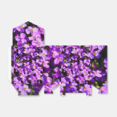 Purple Blumen Geschenkschachtel (Ungefaltet)