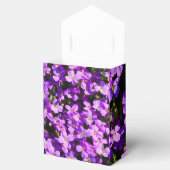 Purple Blumen Geschenkschachtel (Geöffnet)