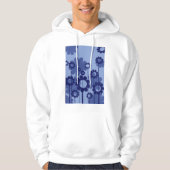 Purple Blumen Hoodie (Vorderseite)