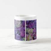 Purple Blumen Kaffeetasse (Mittel)