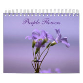 Purple Blumen Kalender (Titelbild)