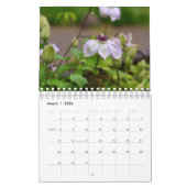Purple Blumen Kalender (Mär 2026)