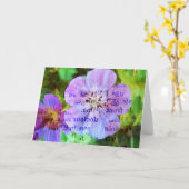 Purple Blumen Karte (Gelbe Blume)